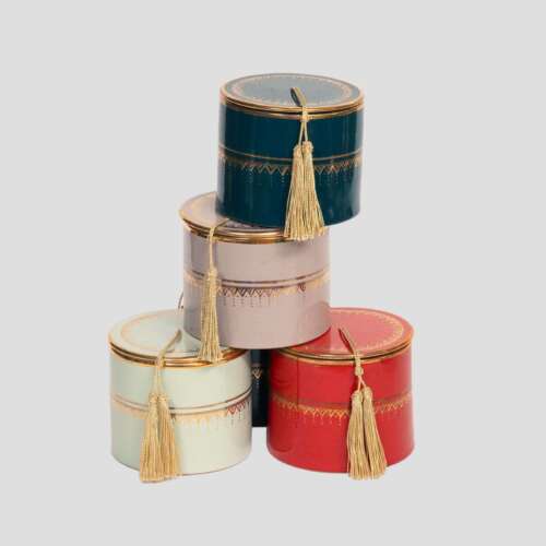 coffret cadeau tarbouche artisanal en poterie - artisanat du maroc 1